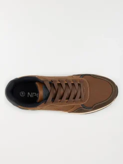 Baskets à lacets homme marron (41-46)