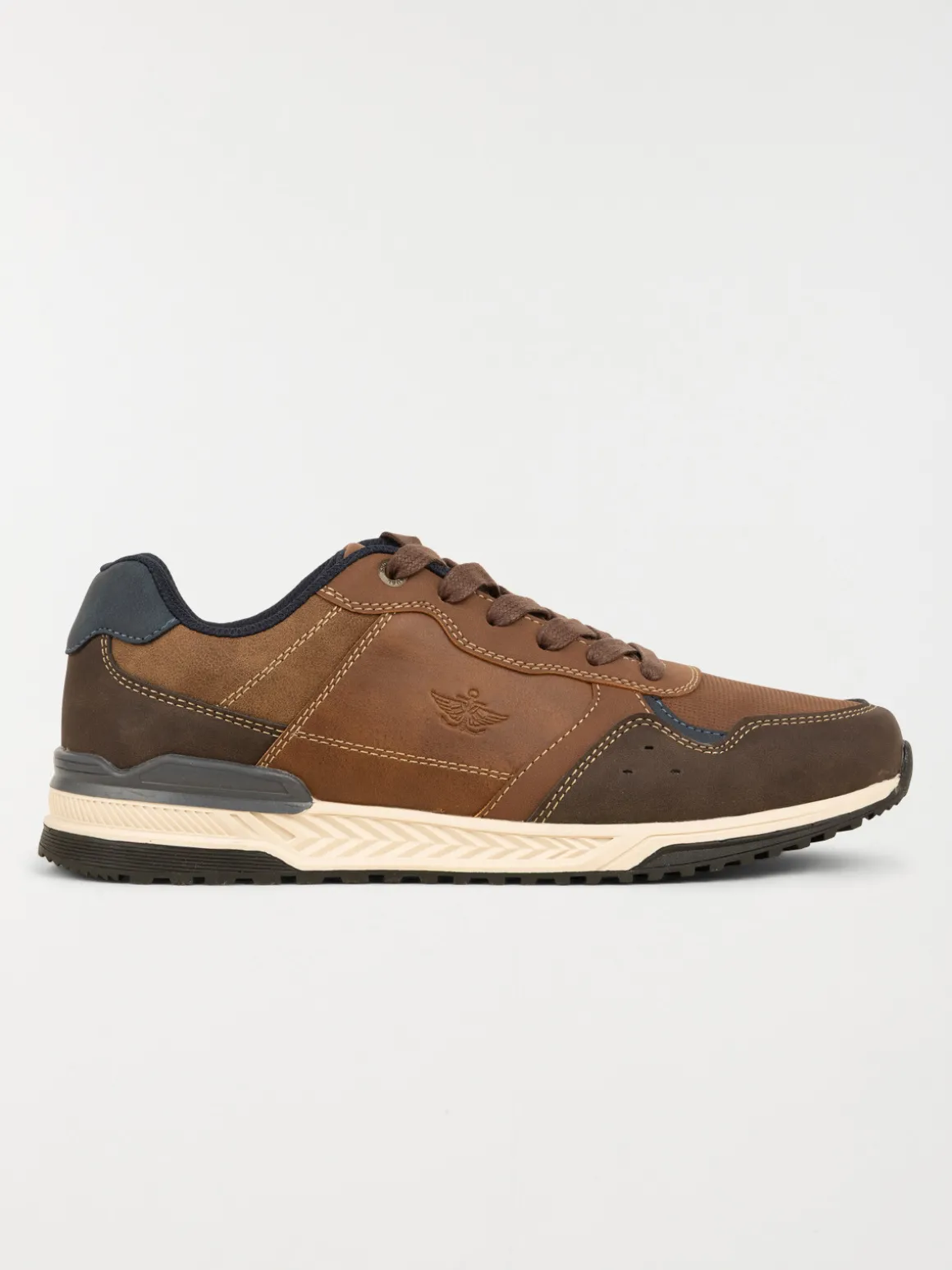 Baskets à lacets homme marron (41-46)