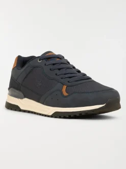Baskets à lacets homme marine (41-46)