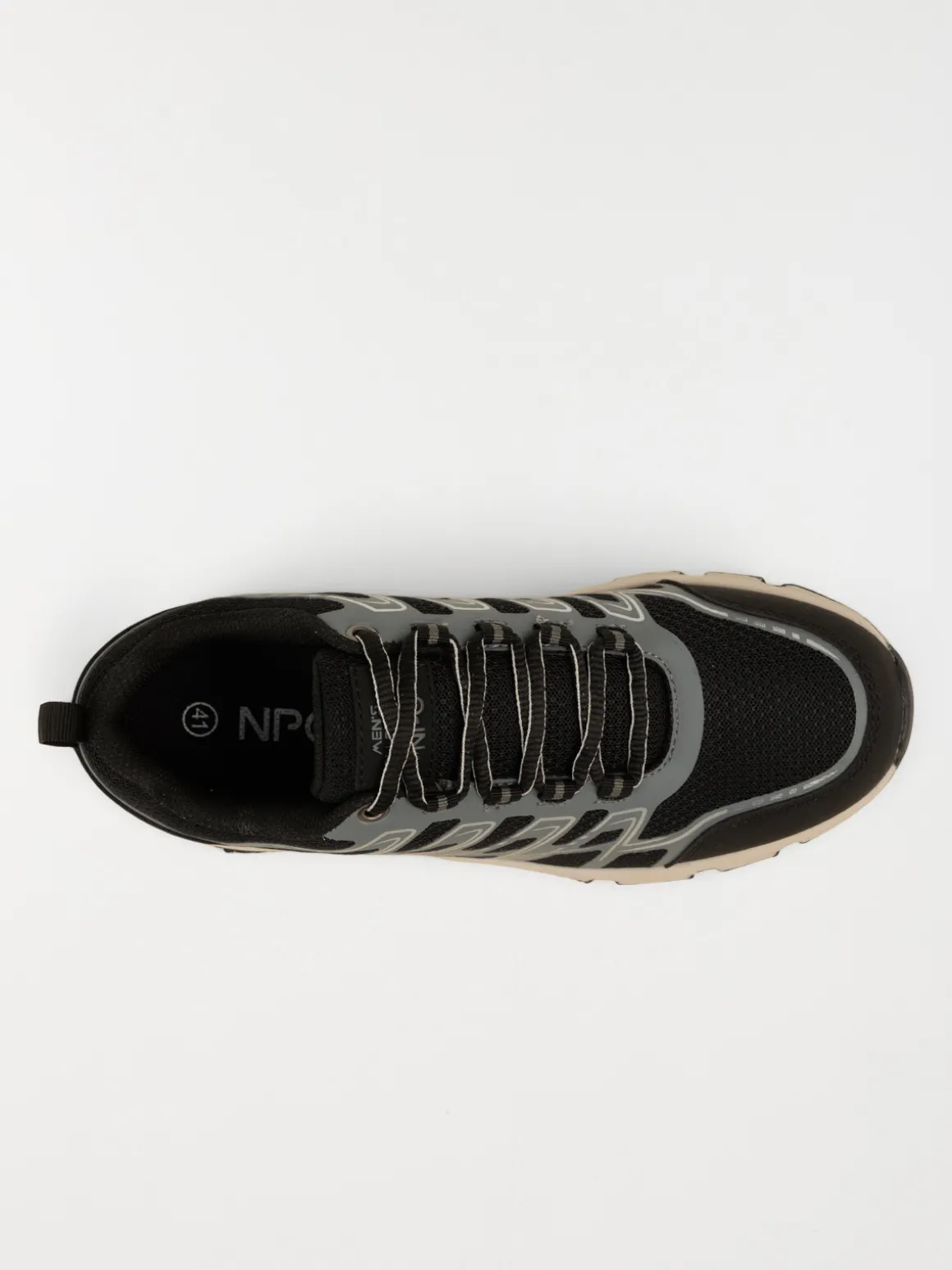 Baskets à lacets homme noir (40-46)