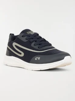Baskets à lacets marines homme (40-46)