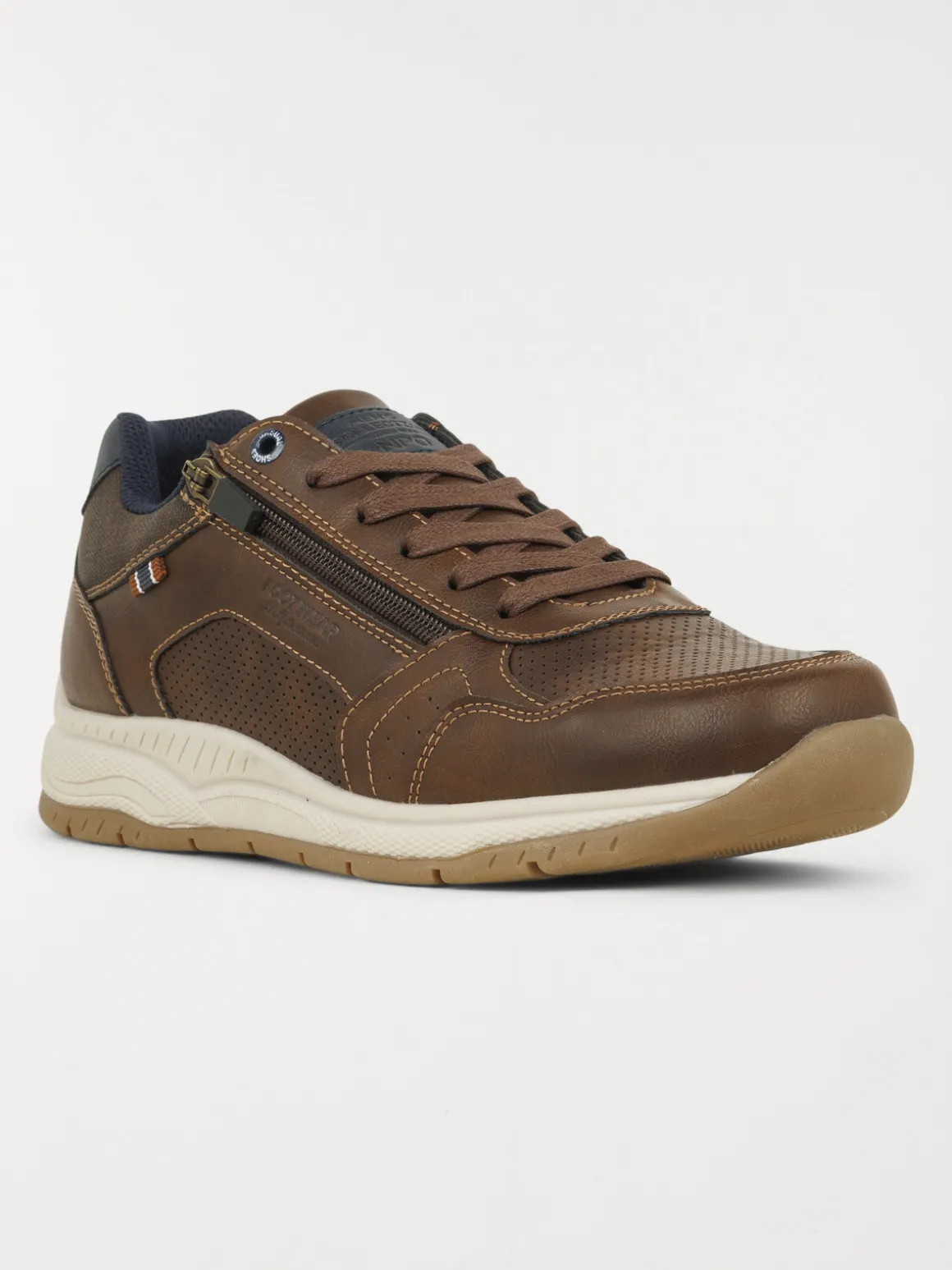 Baskets à lacets marrons homme (40-45)