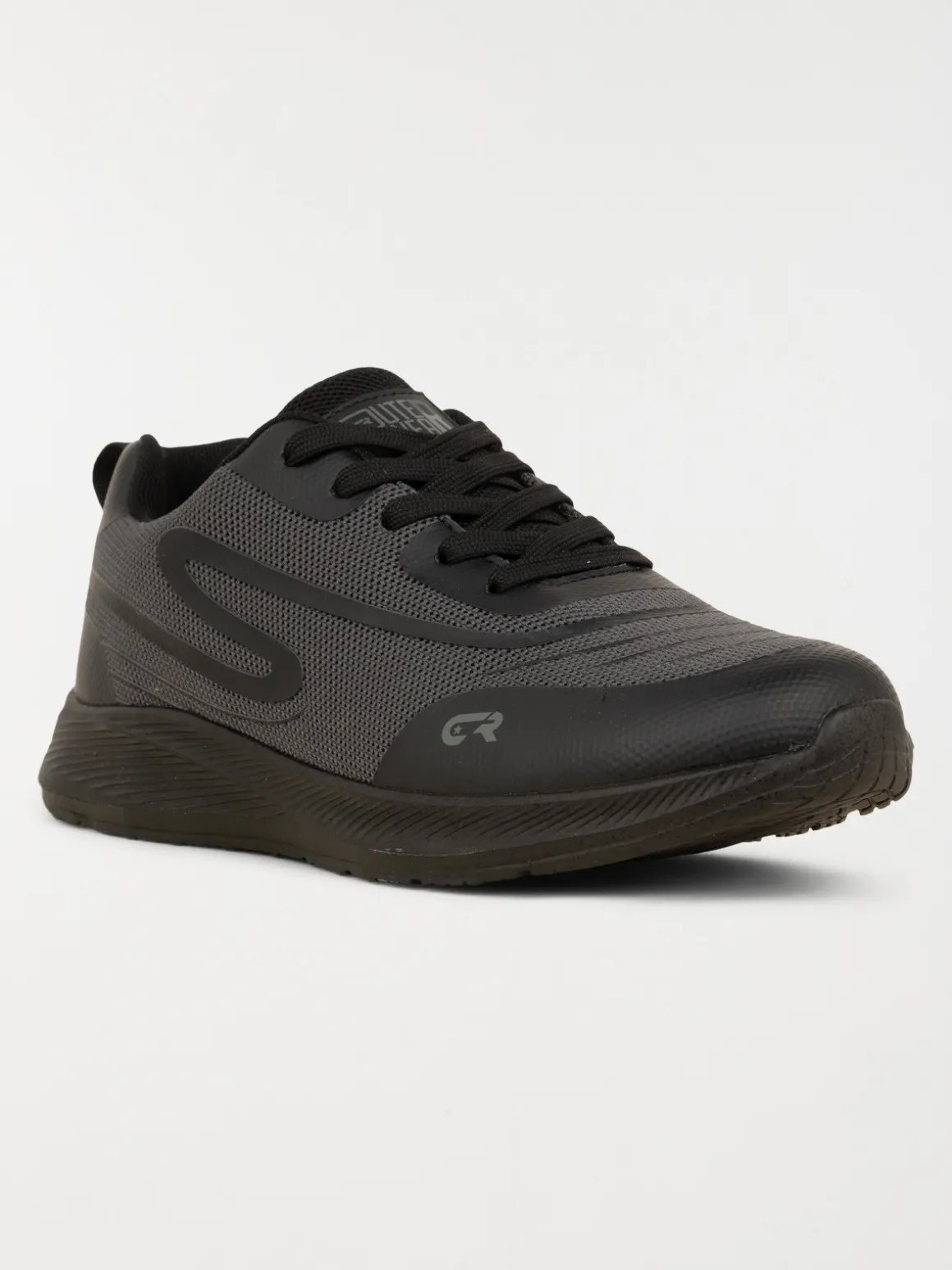 Baskets à lacets noires homme (40-46)