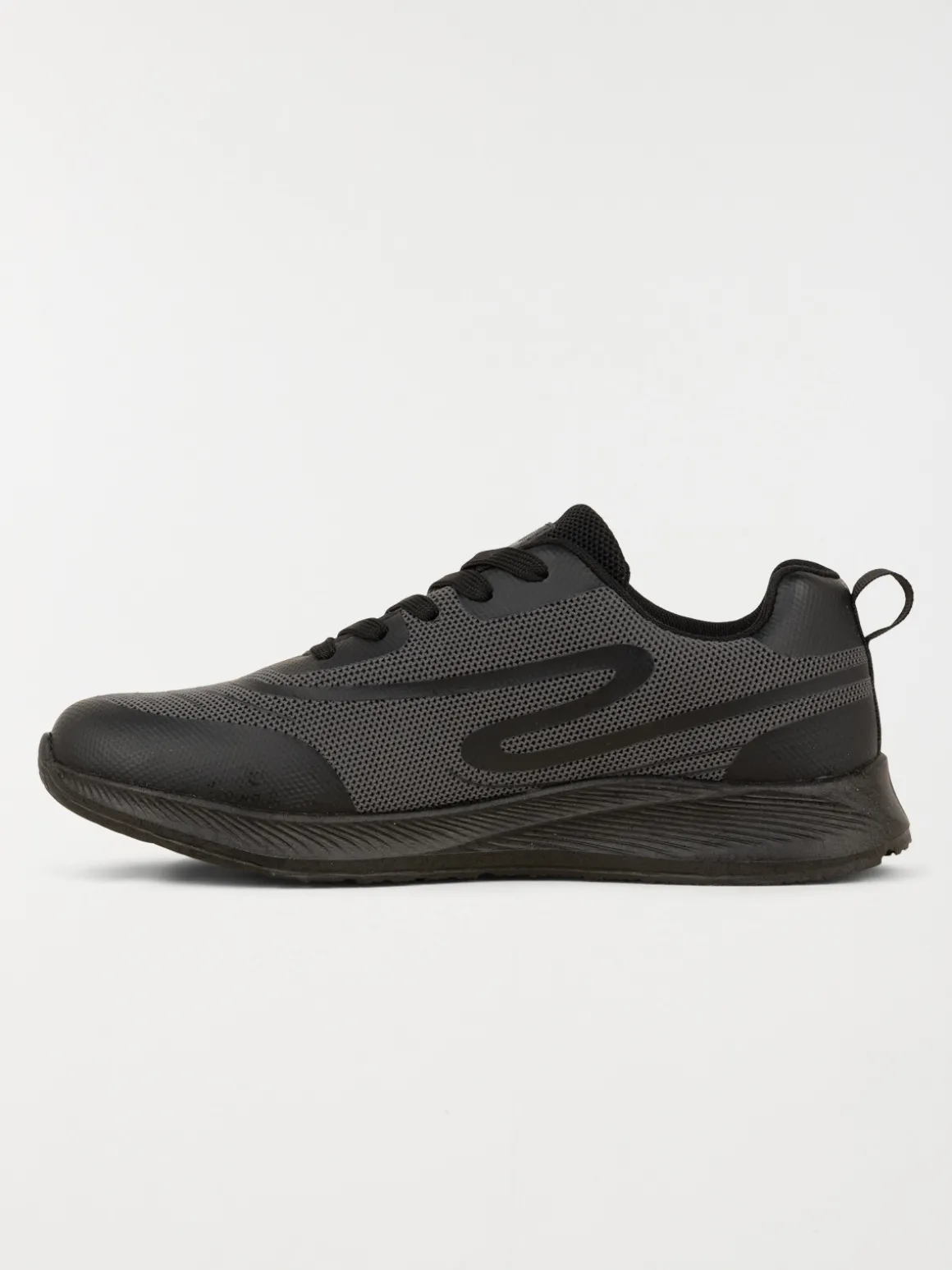 Baskets à lacets noires homme (40-46)