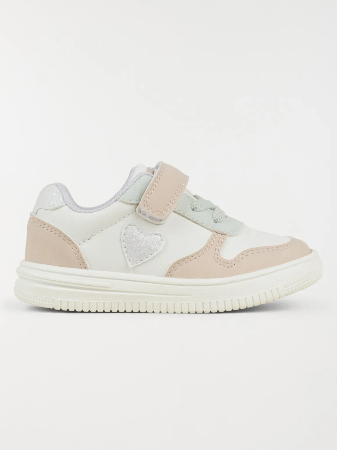 Baskets à scratch coeur fille (20-23)