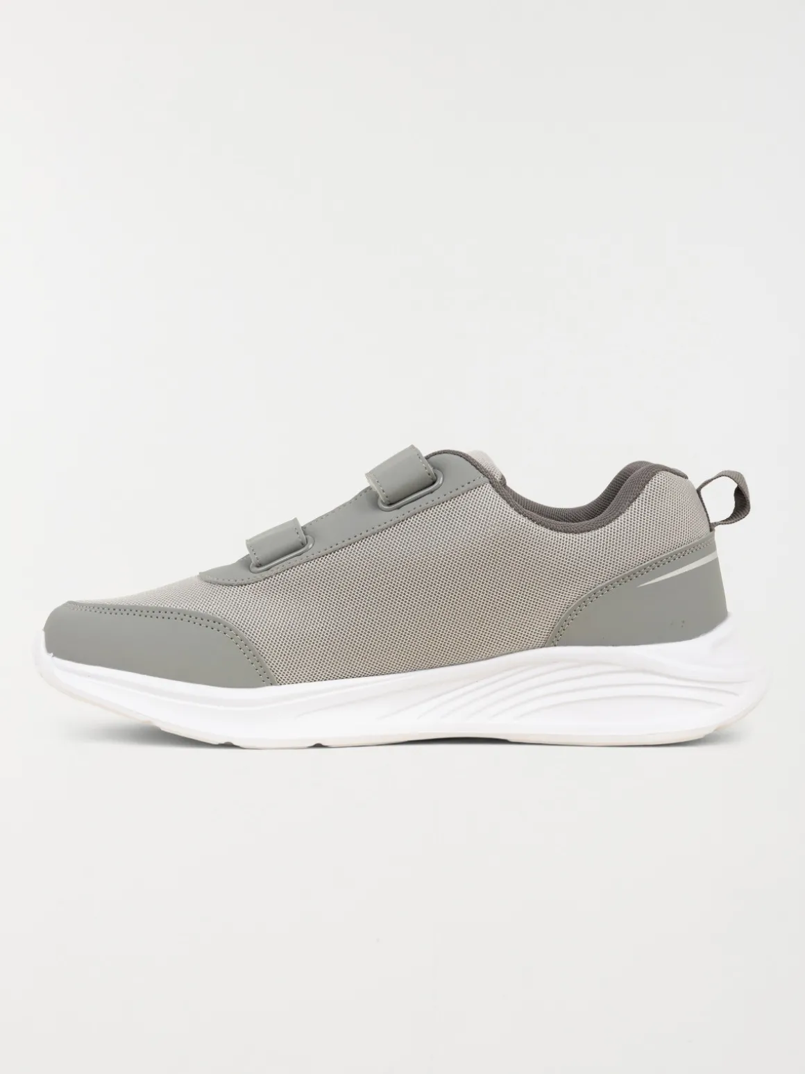 Baskets à scratchs grises homme (40-46)