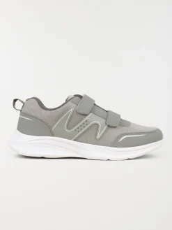Baskets à scratchs grises homme (40-46)
