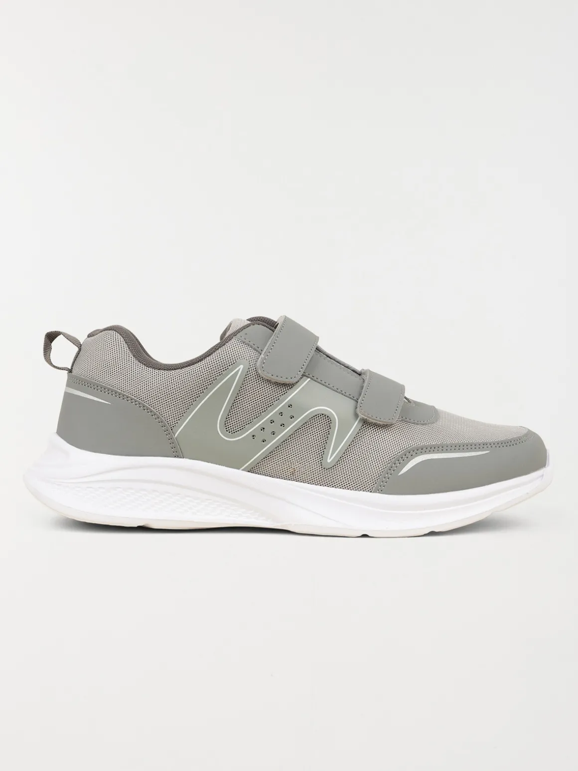 Baskets à scratchs grises homme (40-46)