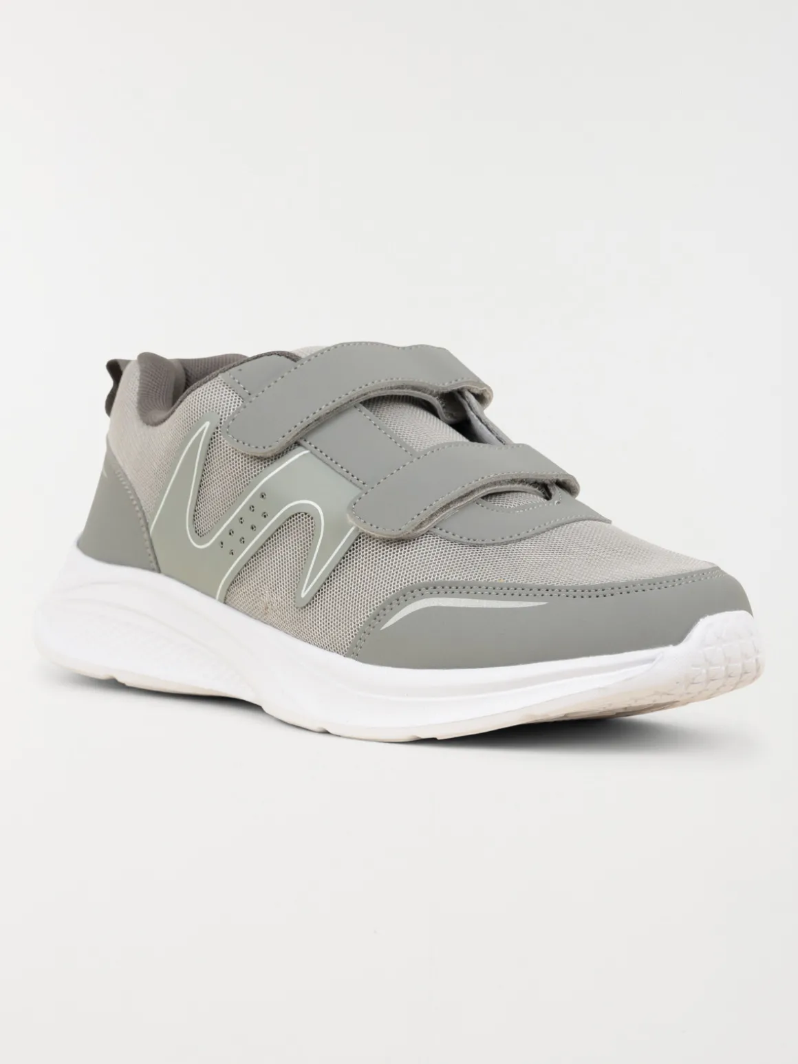 Baskets à scratchs grises homme (40-46)