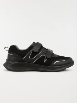 Baskets à scratchs noires homme (40-46)