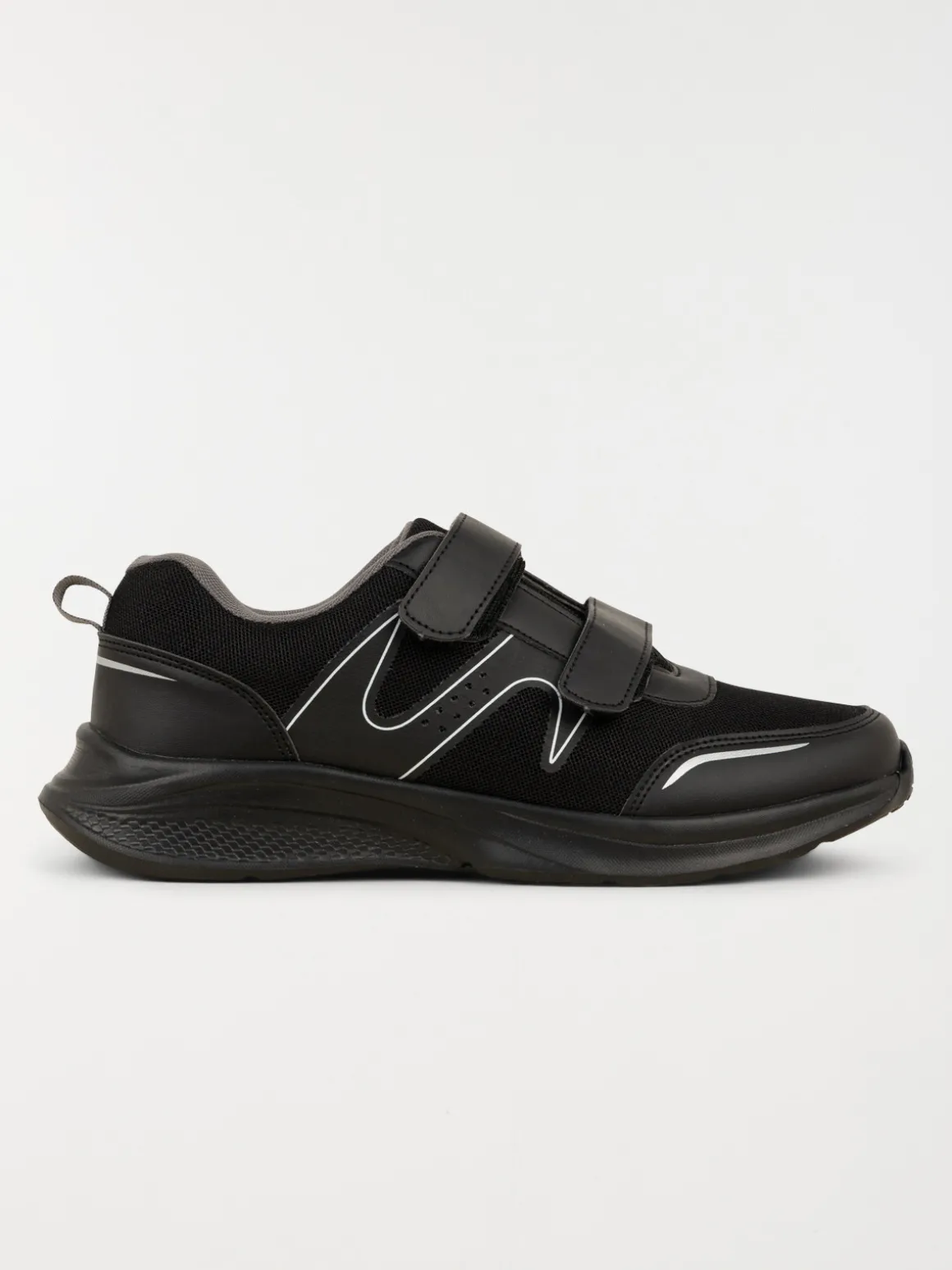 Baskets à scratchs noires homme (40-46)