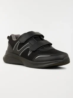 Baskets à scratchs noires homme (40-46)
