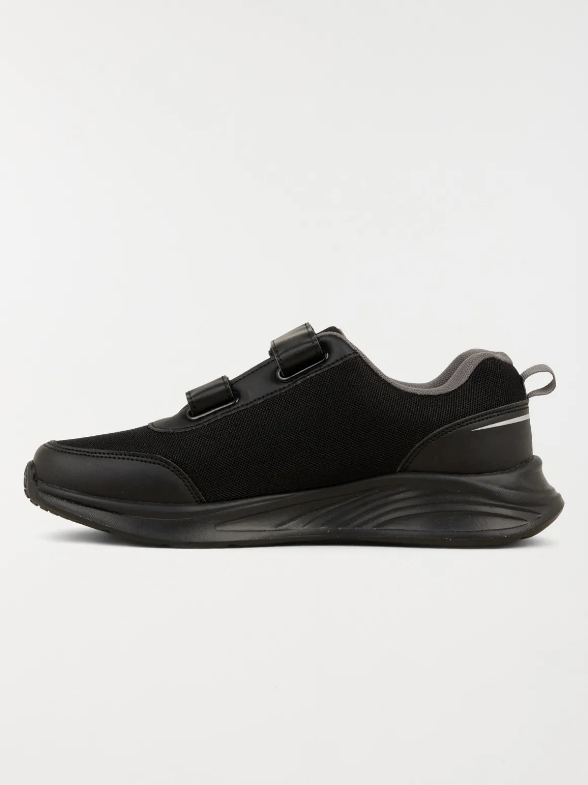 Baskets à scratchs noires homme (40-46)
