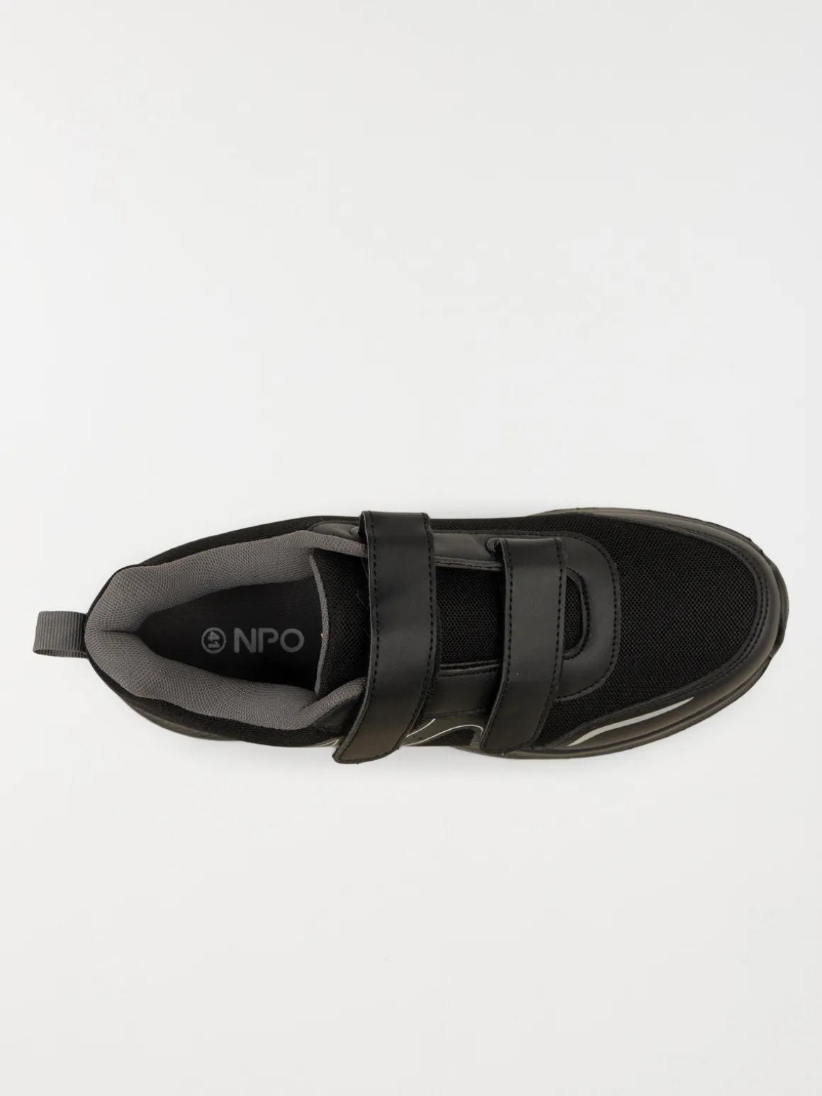 Baskets à scratchs noires homme (40-46)