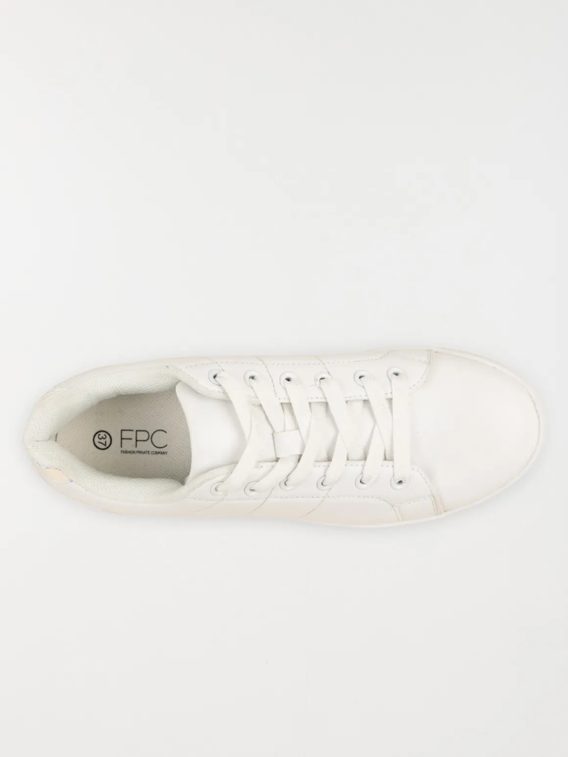 Baskets basses blanches femme (36-42)