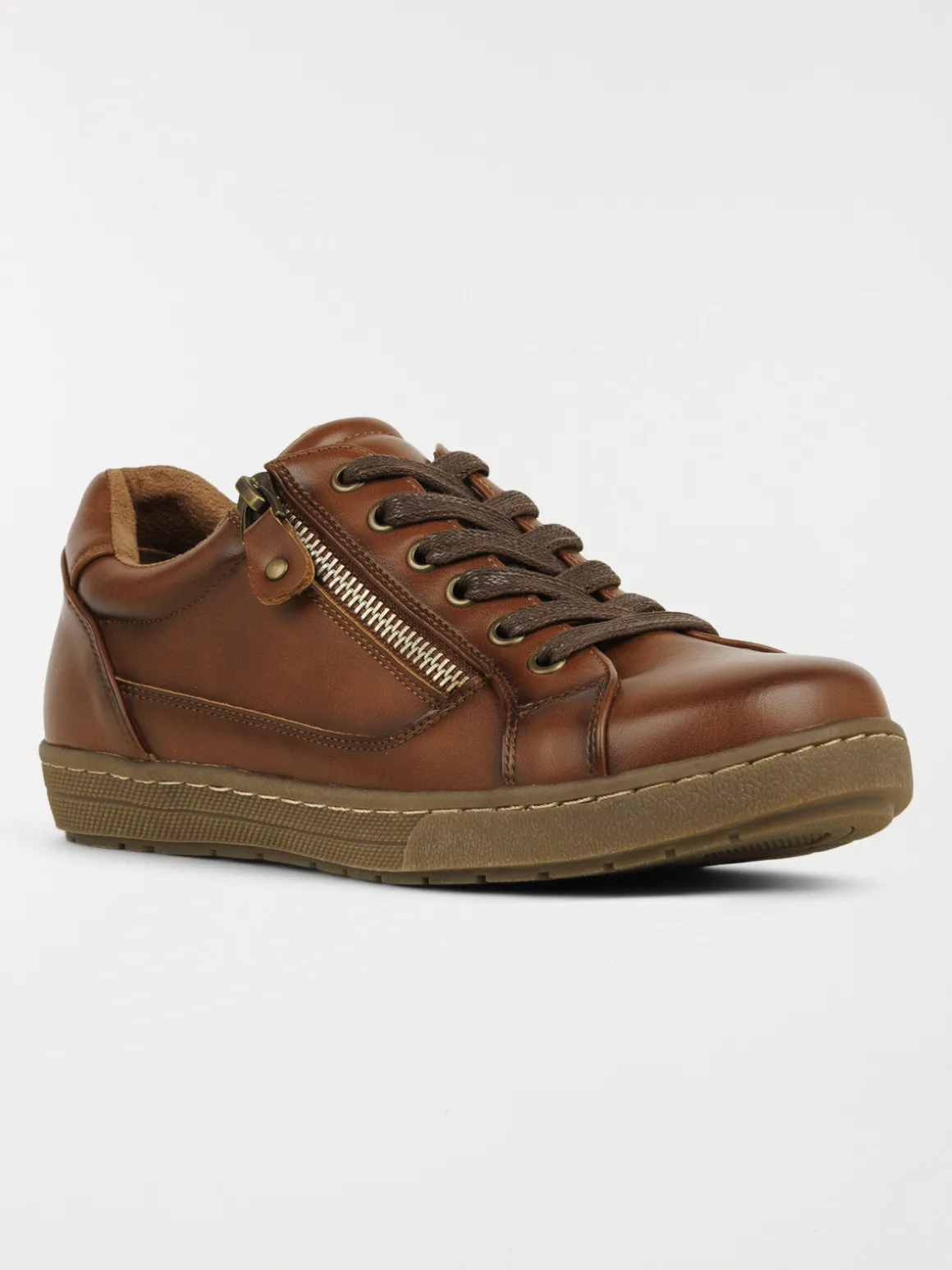 Baskets basses femme marron (36-41)