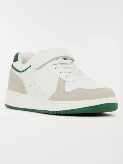 Baskets basses garçon blanc (31-39)