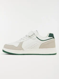 Baskets basses garçon blanc (31-39)