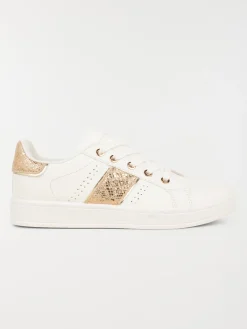 Baskets basses gold femme (37-42)