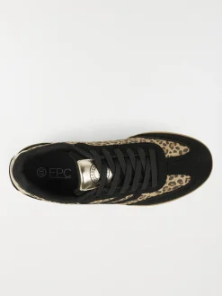 Baskets basses léopard femme (36-41)