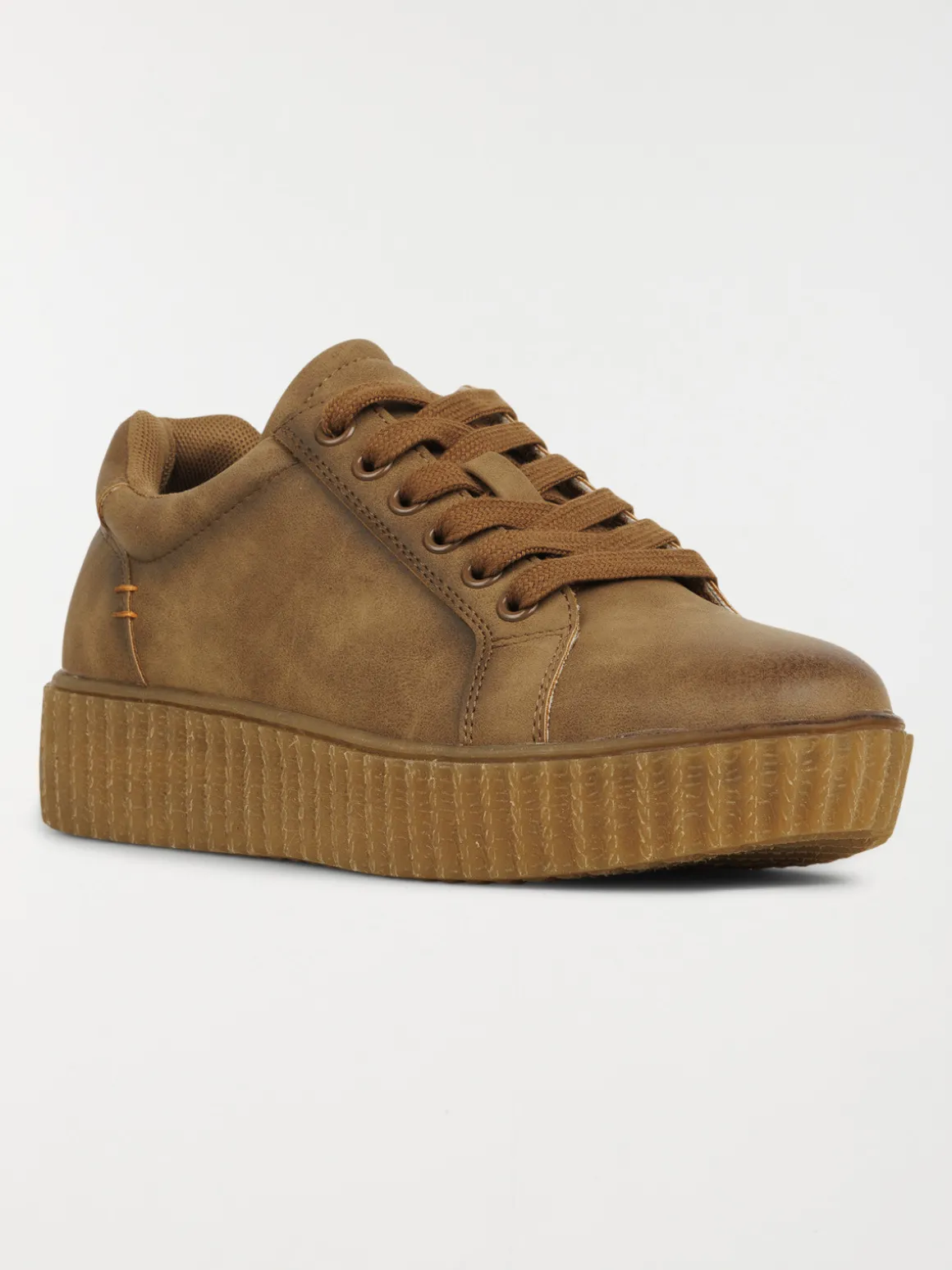 Baskets basses marrons femme (36-41)