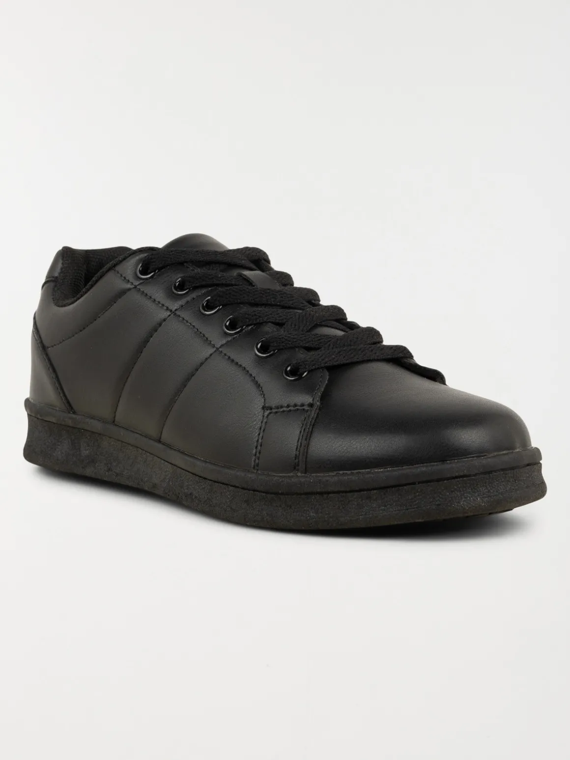 Baskets basses noires femme (36-42)