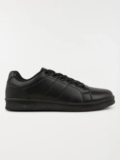 Baskets basses noires femme (36-42)