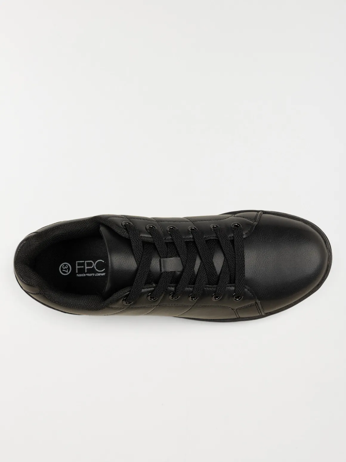 Baskets basses noires femme (36-42)
