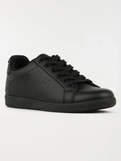 Baskets basses noires femme (36-41)