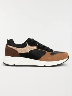 Baskets basses noires femme (36-41)