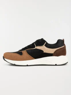 Baskets basses noires femme (36-41)