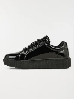 Baskets basses vernies femme (36-41)
