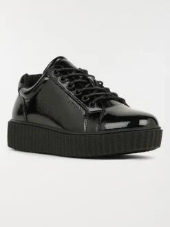 Baskets basses vernies femme (36-41)