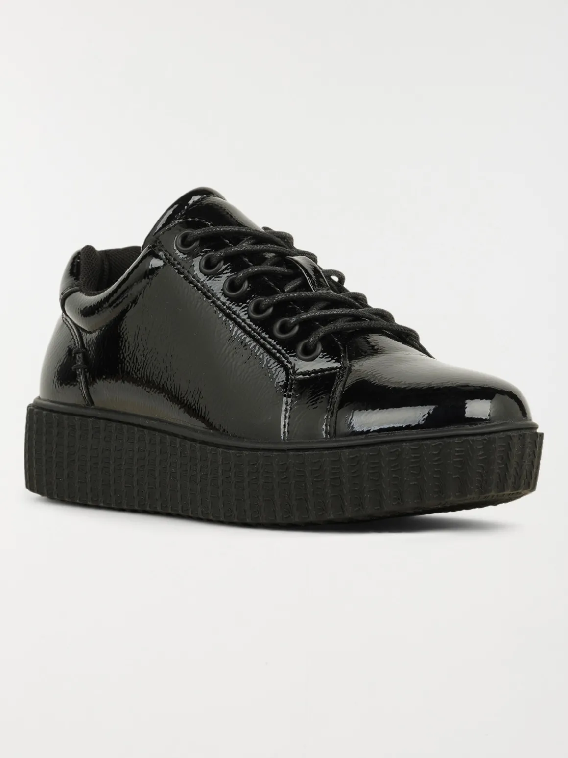 Baskets basses vernies femme (36-41)