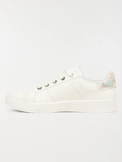 Baskets blanches basses femme (37-42)