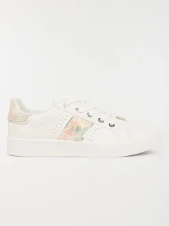 Baskets blanches basses femme (37-42)