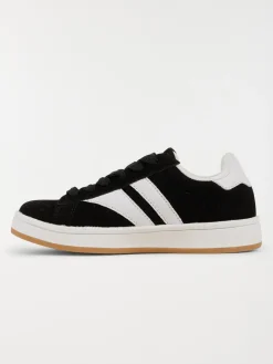 Baskets coloris noir garçon (31-39)