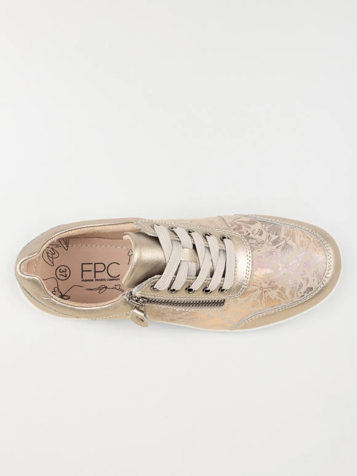 Baskets confort femme bronze (36-41)