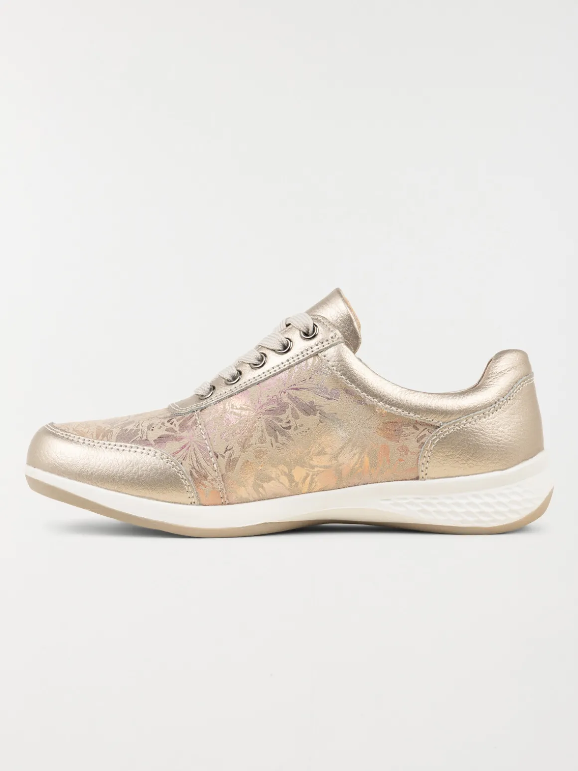 Baskets confort femme bronze (36-41)