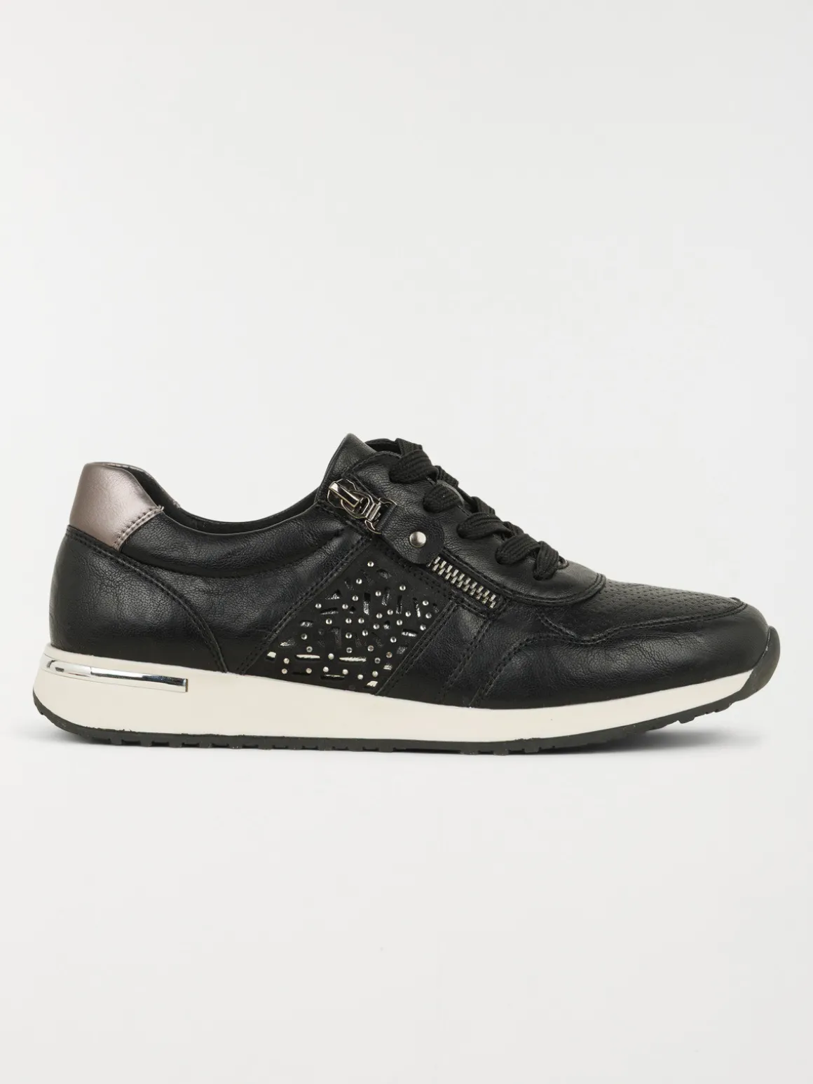 Baskets conforts noires femme (36-41)