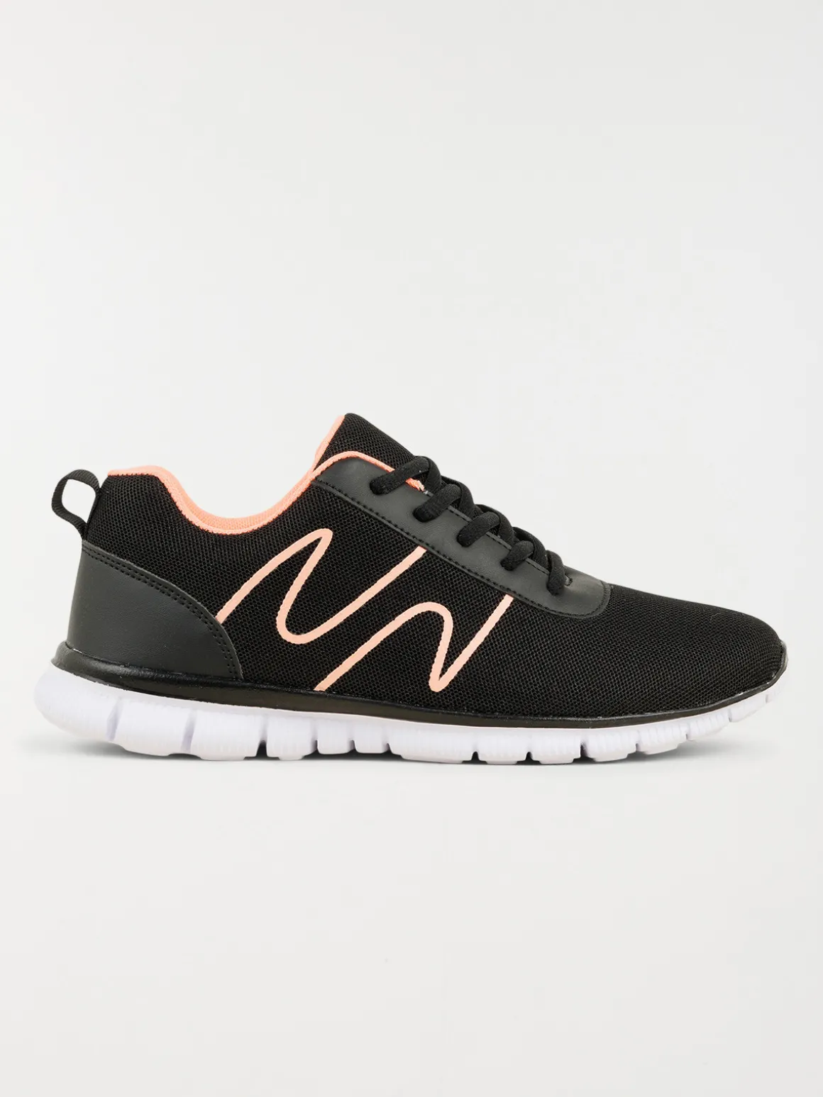 Baskets de sport femme noir (36-42)