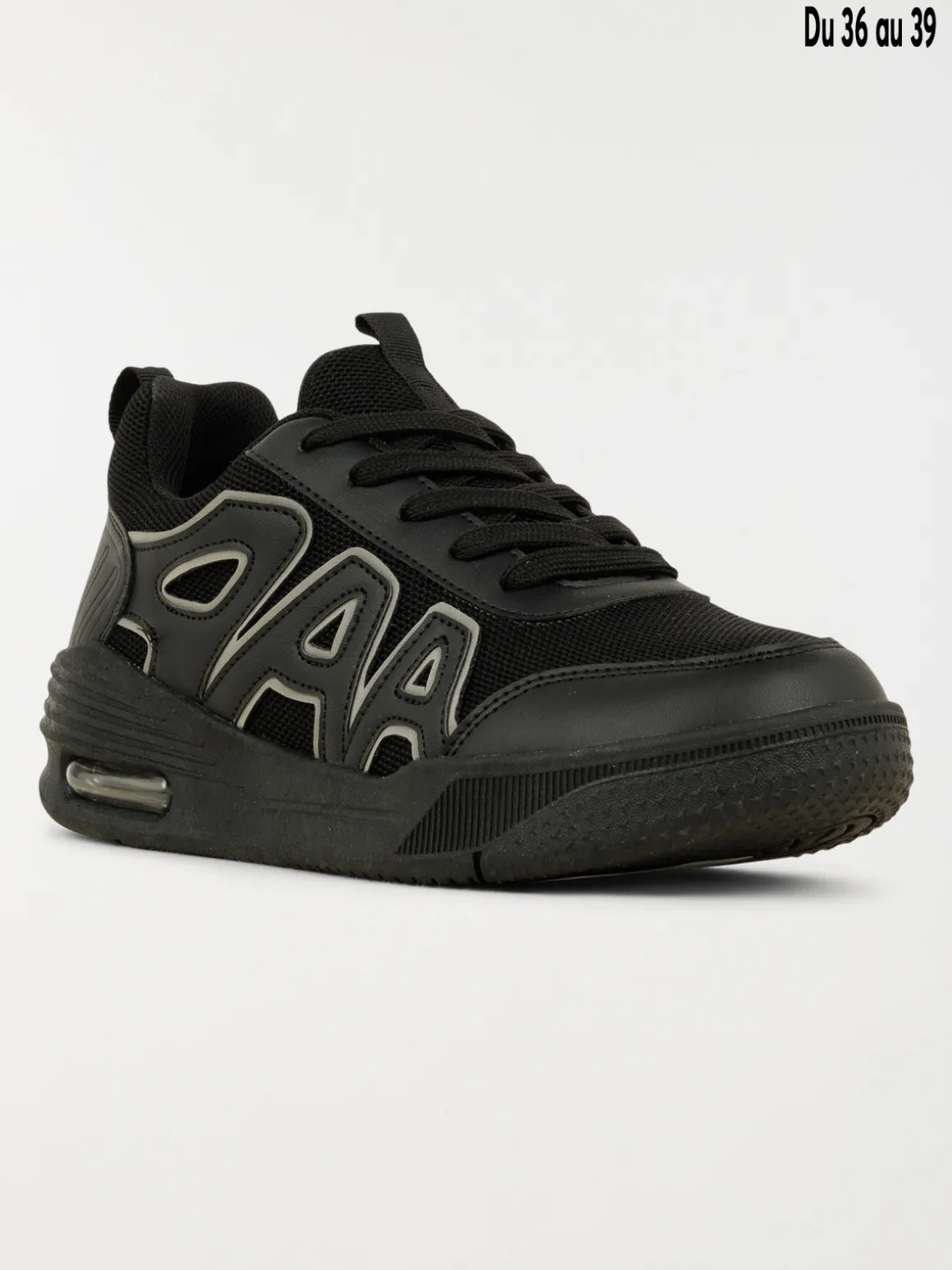 Baskets de sport garçon noir (31-39)