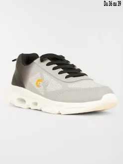 Baskets de sport grises garçon (31-39)