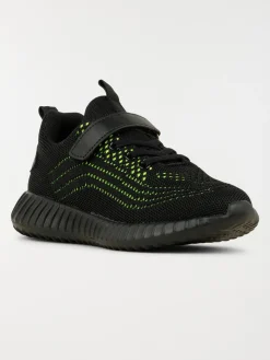Baskets de sport noires garçon (31-39)