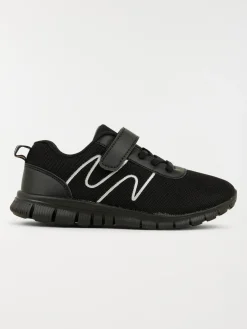 Baskets de sport noires garçon (31-39)