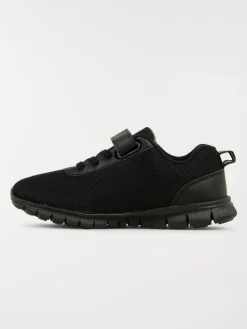 Baskets de sport noires garçon (31-39)