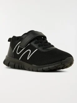 Baskets de sport noires garçon (31-39)
