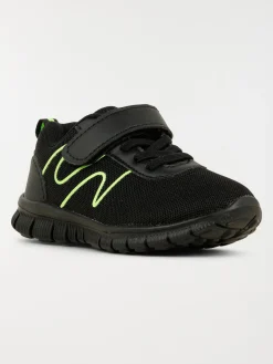 Baskets de sport noires garçon (24-30)