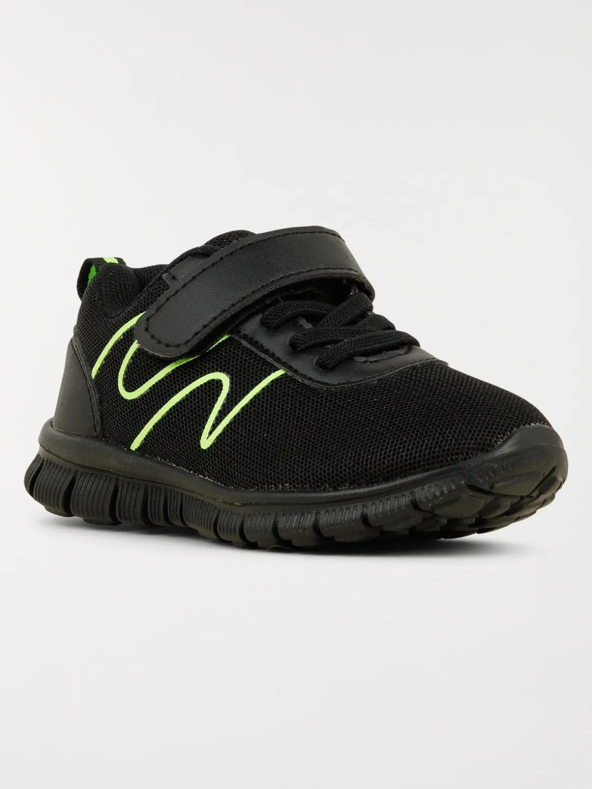 Baskets de sport noires garçon (24-30)