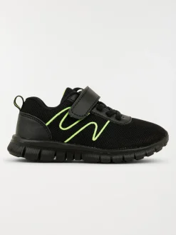 Baskets de sport noires garçon (24-30)